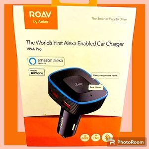 Alexa-Enabled 2-Port Fast Charger for Directions, Music & More